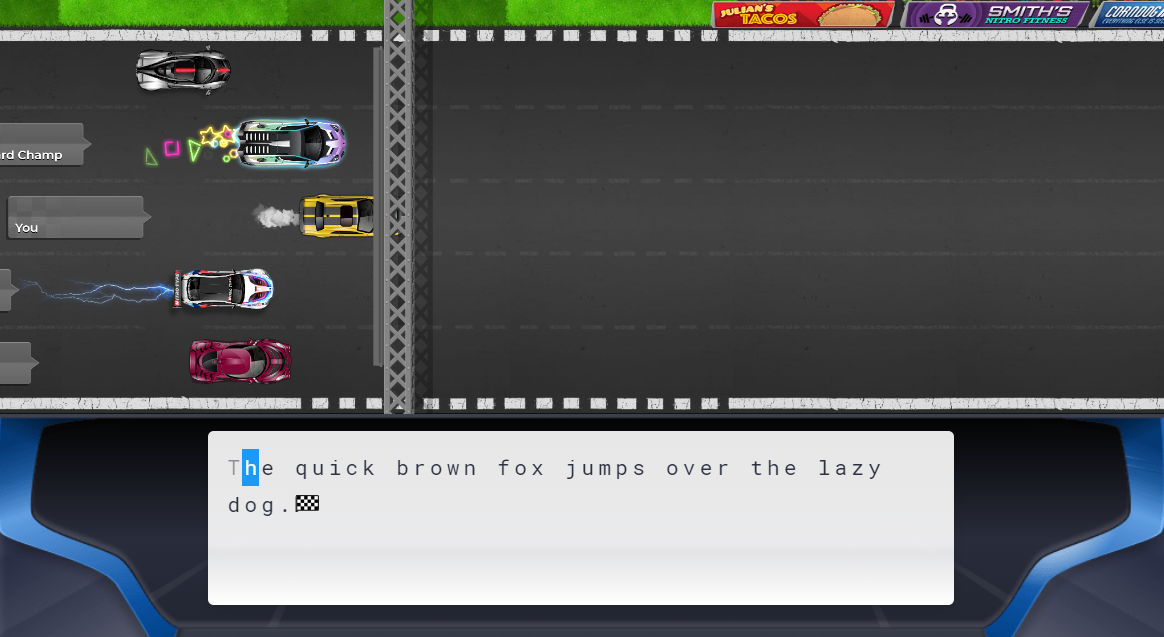 Play Nitro Type! An Amazing Typing Racing Game!!! 