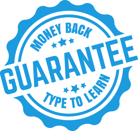 Type to Learn Money Back Guarantee