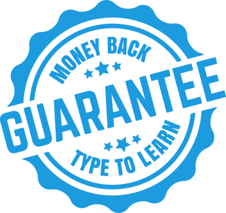 Guarantee-Stamp-Blue Type to Learn Money Back Guarantee